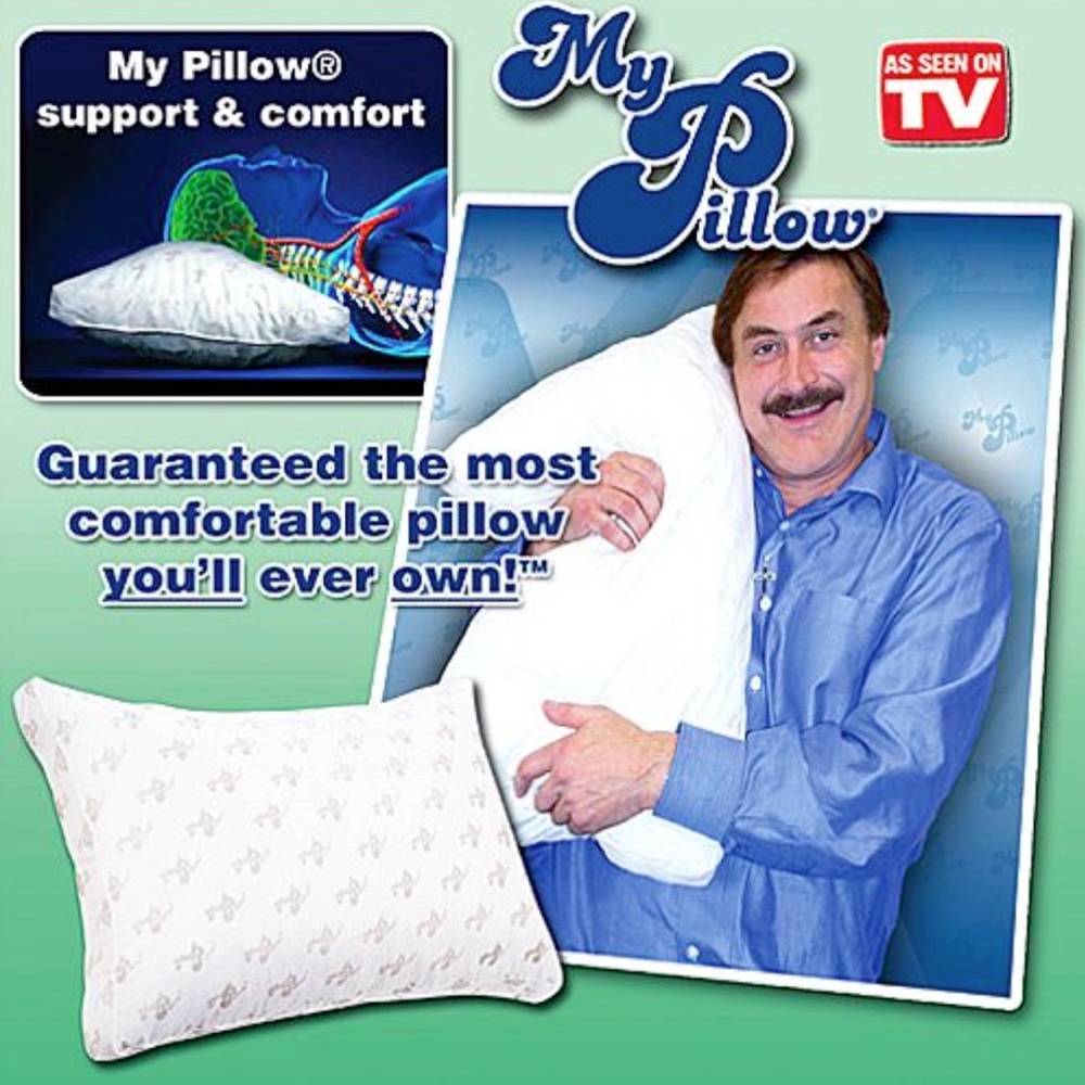 NWT My Pillow travel size best sleep Mini Mypillow - Picture 2 of 4